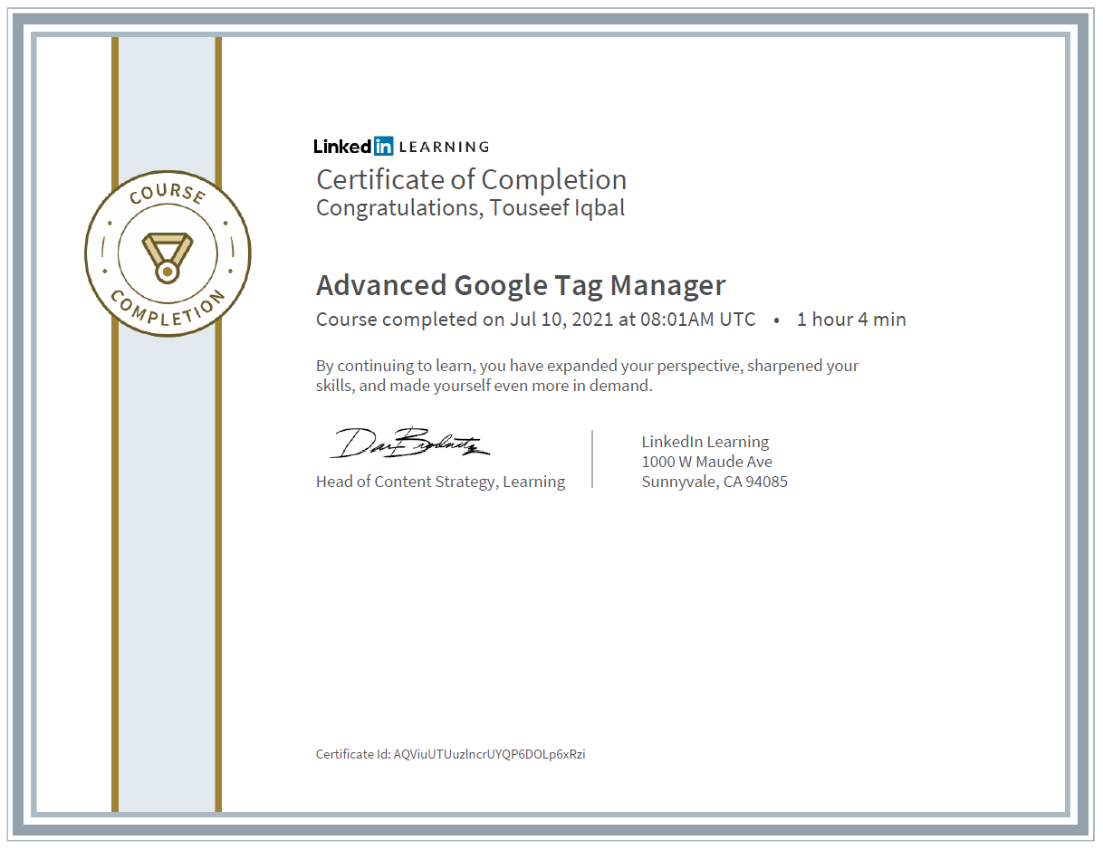 Advanced Google Tag Manager