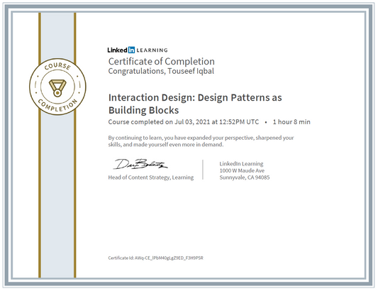 Design Pattern and Building Blocks